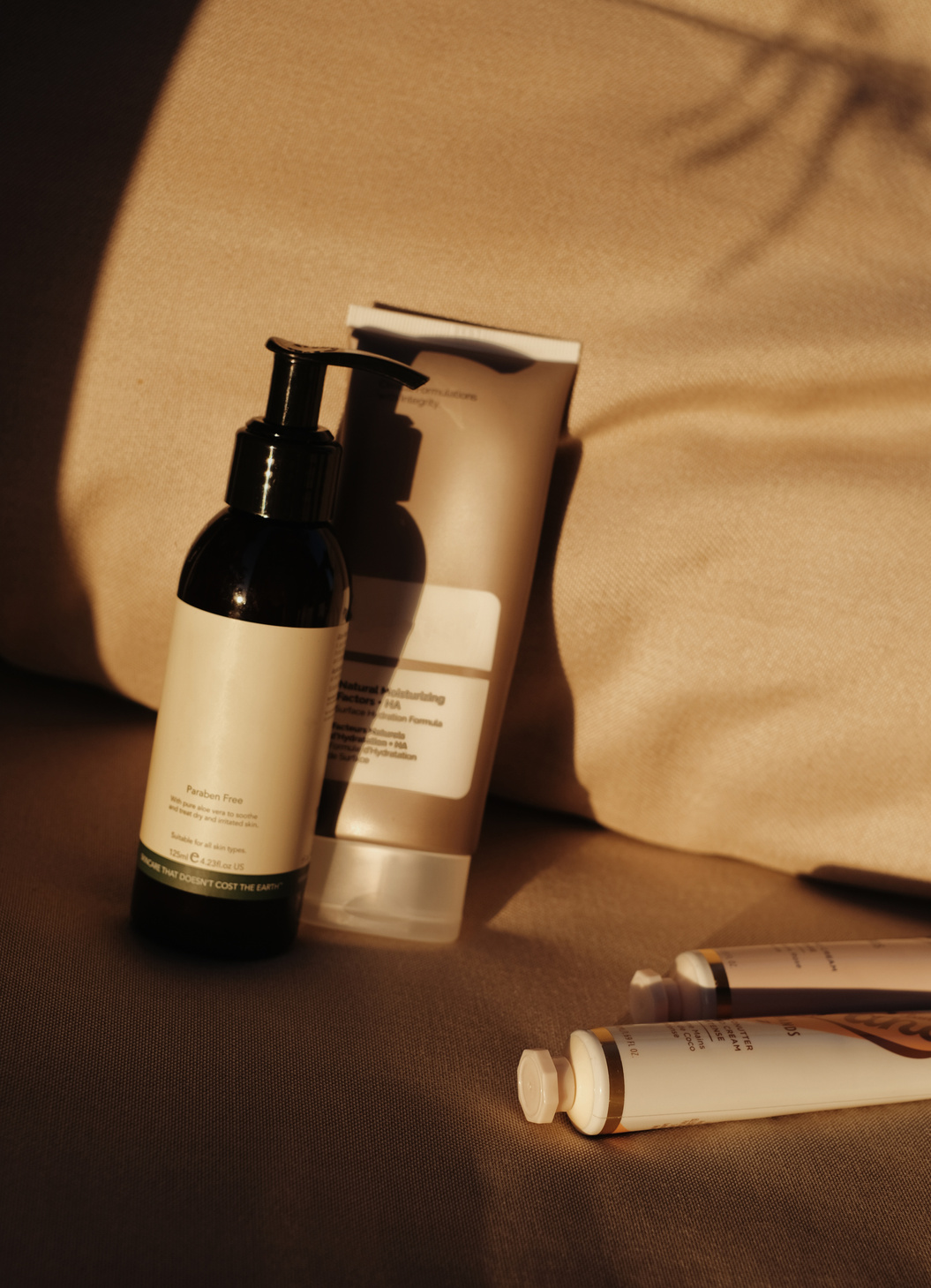 Variety of beauty products